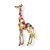 Giraffe Brooch Multicolor
