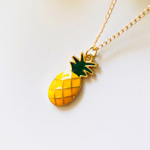 Pineapple Golden Chained Necklace