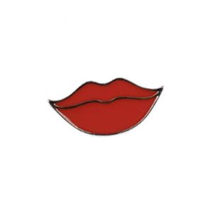 Red lip Brooch