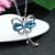 Butterfly Boutique Necklace Dark Blue