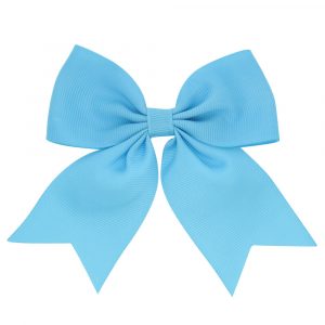 small dovetail bow  girl hairpin  blue