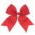 small dovetail bow  girl hairpin  Big red