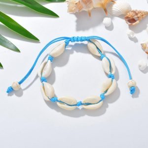 Shell Bracelet Blue