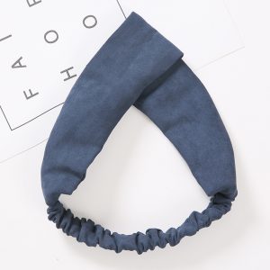 Elastic Headband  dark blue