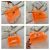 Orange Transparent Bag With Chain -PVC