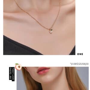 Golden Cherry Necklace