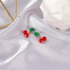 Red Cherry Small Earrings