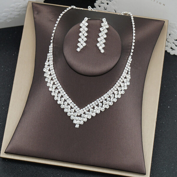 Crystal Full Diamond Necklace Set